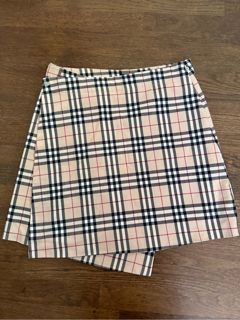 Burberry Wrap Skirt